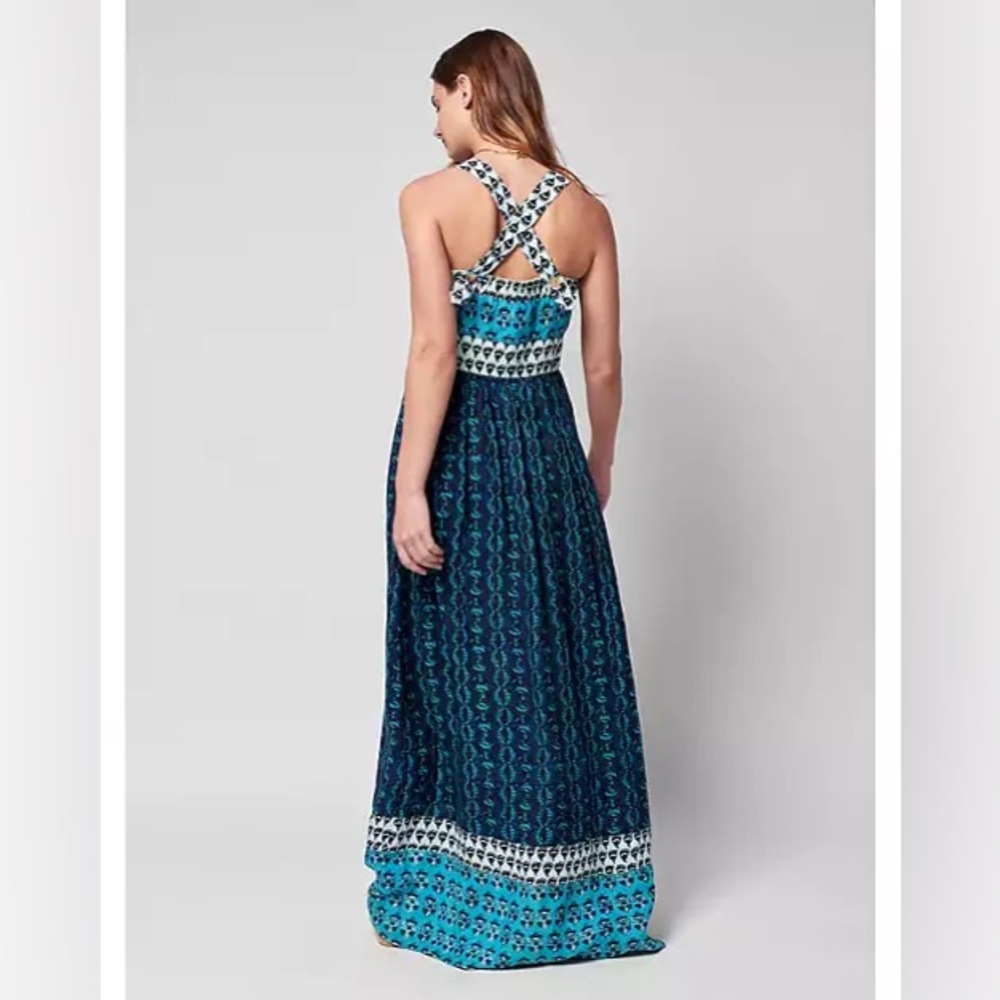 Faherty Gracie Linen Maxi Dress